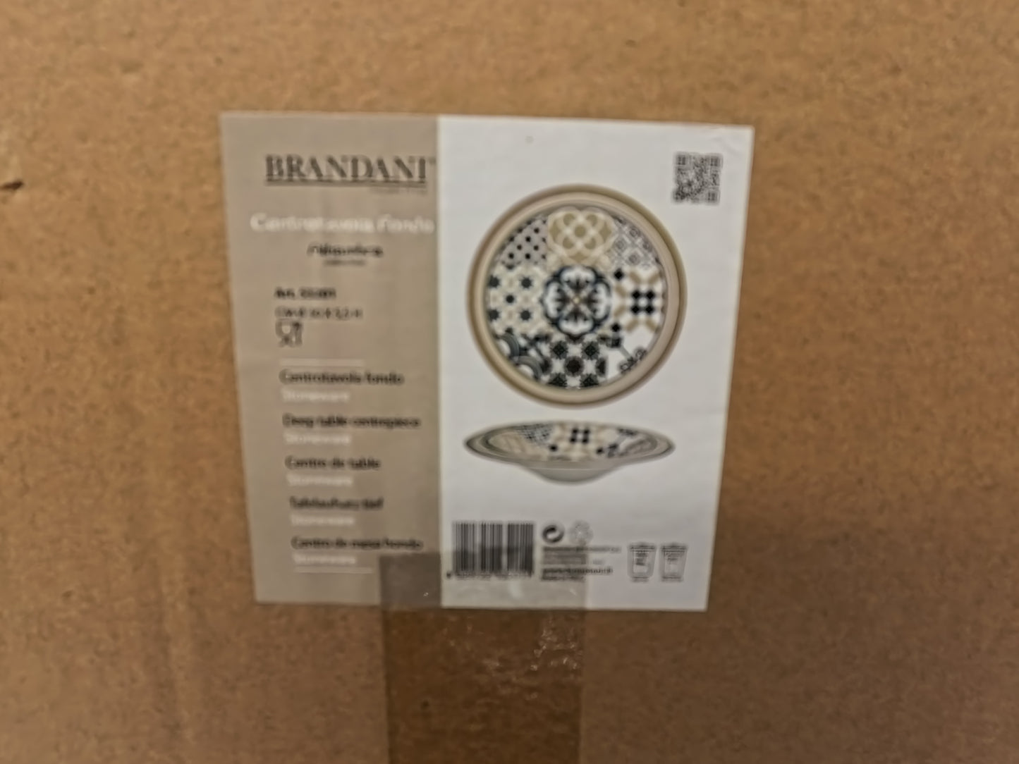 BRANDANI PIATTO CETROTAVOLA ALHAMBRA PORCELLANA
