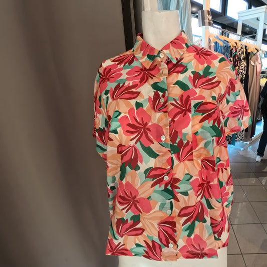 CAMICETTA  DONNA MANICA CORTA FLOREALE GRUPPO MAX MARA