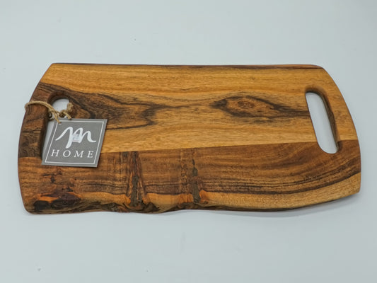 TAGLIERE HOME LEGNO PER SALUMI O SNACK FORMA  RUSTICA