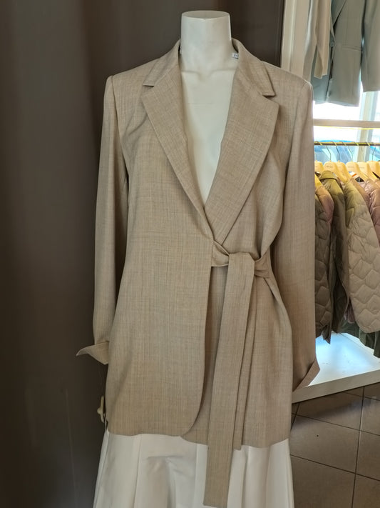 GIACCA DONNA STOCK ELEGANTE CON CINTURA GRUPPO MAX MARA