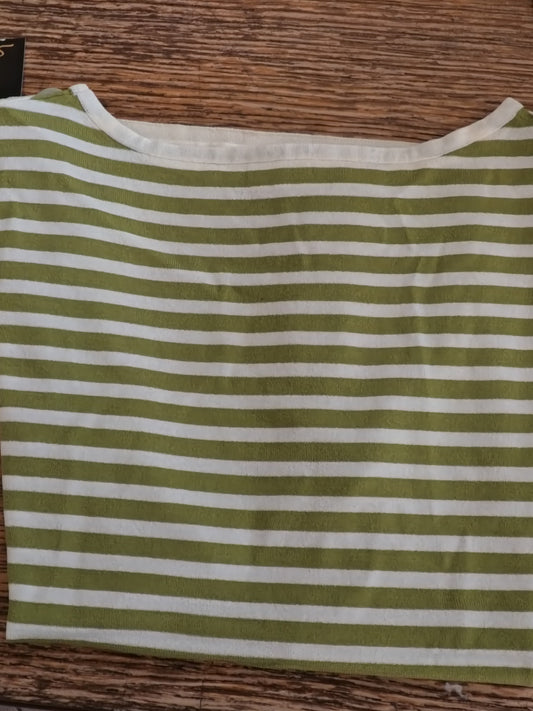 MAGLIA MANICA CORTA RIGATA