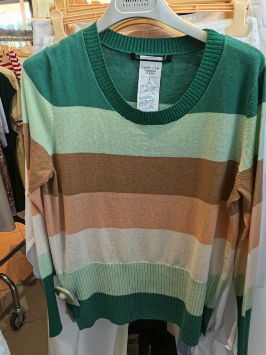 MAGLIONCINO COTONE DONNA RIGATO GRUPPO MAX MARA