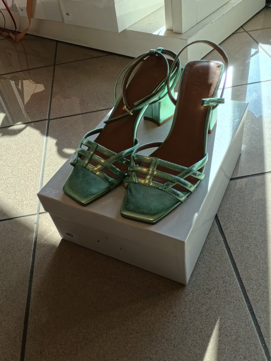 SANDALO MAX&CO VERDE SMERALDO  N 38