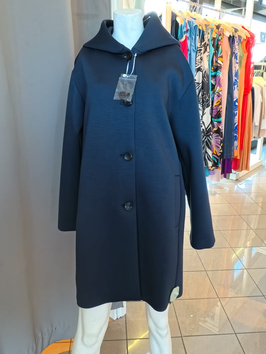 GIACCA JERSEY AL GINOCCHIO DONNA CON CAPPUCCIO