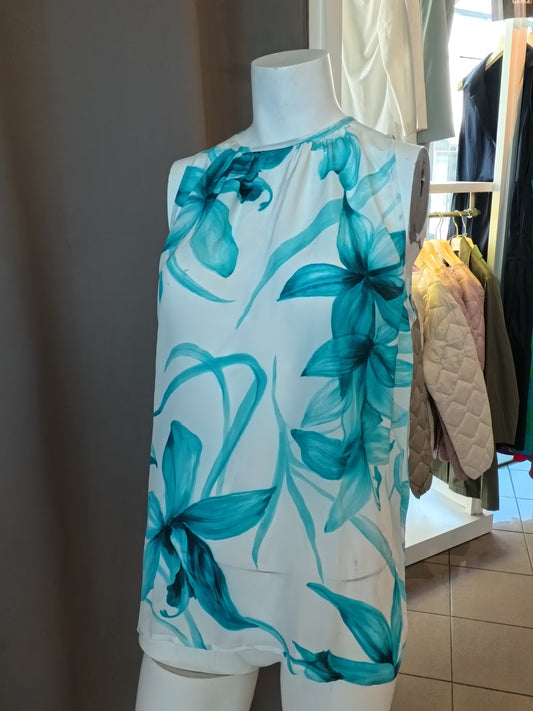 CANOTTA SPALLA LARGA MOTIVO FLOREALE DONNA GRUPPO MAX MARA